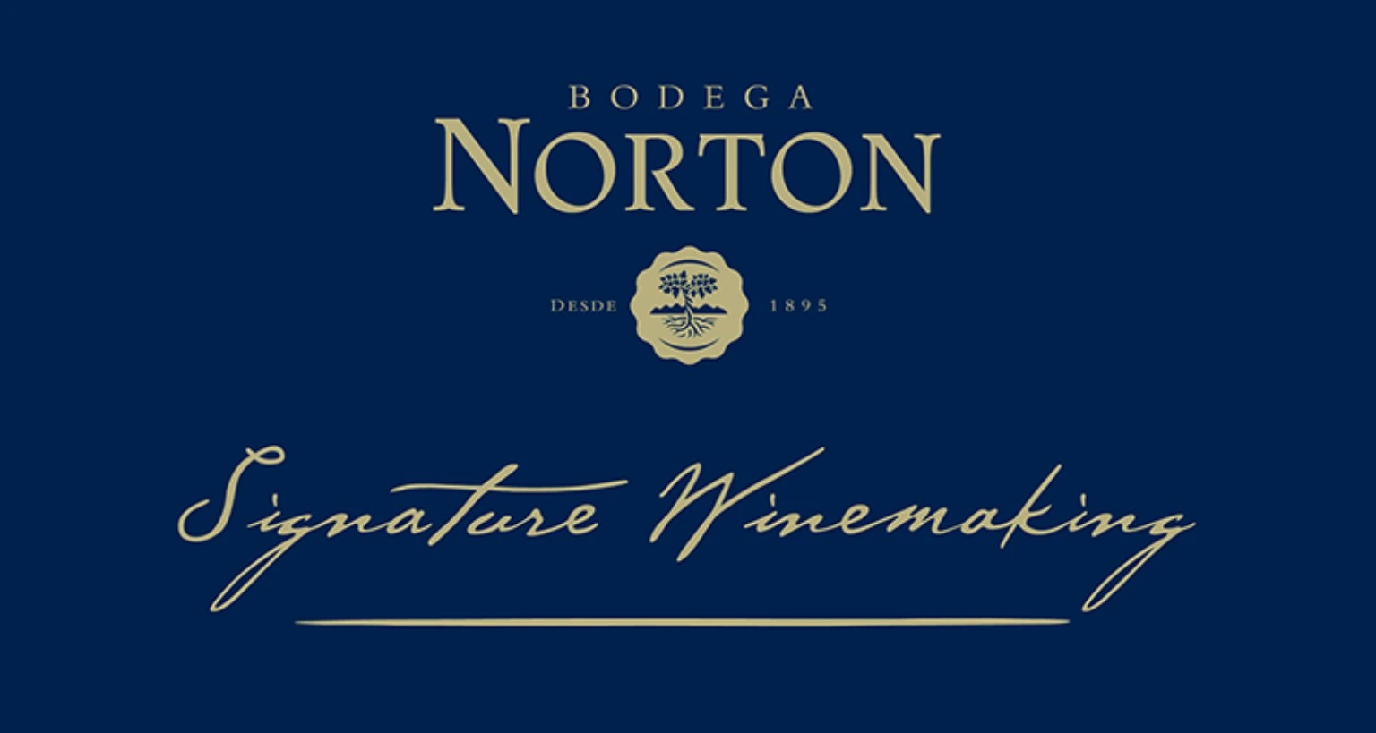 Caligrafía Signature Winemaking utilizada por Bodega Norton